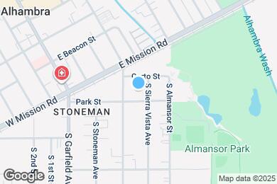 Map image of the property - 621 S Sierra Vista Ave