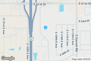 Map image of the property - 6326 S 107th E Ave