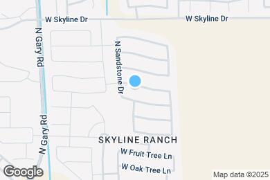 Map image of the property - 851 W Desert Basin Dr