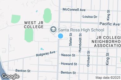 Map image of the property - 1122 Mendocino Ave