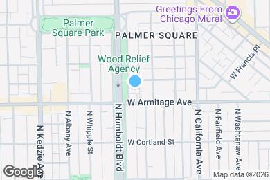 Map image of the property - 2019 N Humboldt Blvd