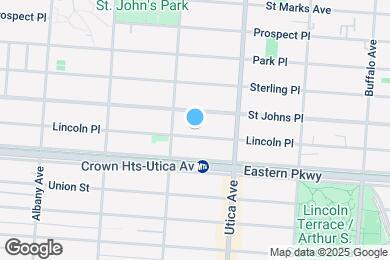 Map image of the property - 1319 Lincoln Pl