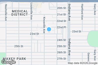 Map image of the property - 3514 23rd St