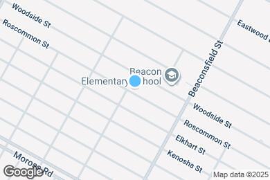 Map image of the property - 19315 Roscommon St