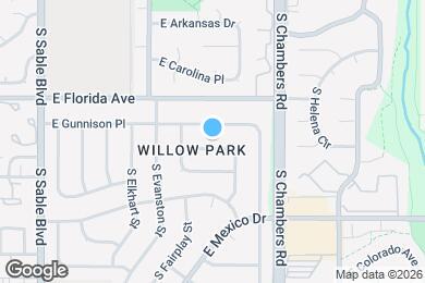 Map image of the property - 1534 S Fraser Way