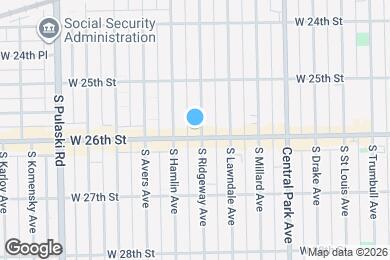 Map image of the property - 3744 W 26th St