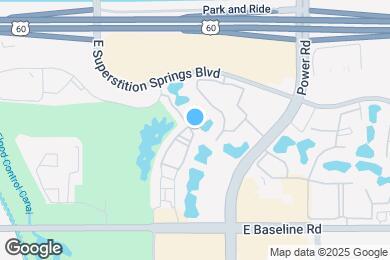 Map image of the property - 6535 E Superstition Springs Blvd