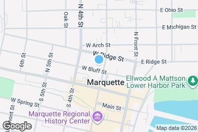 Map image of the property - 206 West Bluff Street