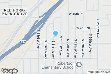 Map image of the property - 4633 S 31st West Ave