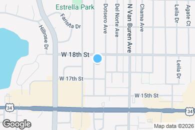 Map image of the property - 1718 Empire Ave