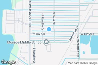 Map image of the property - 4707 W Bay Ave