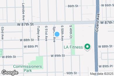 Map image of the property - 8741 Sproat Ave