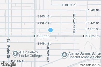 Map image of the property - 709 1/2 E 108th
