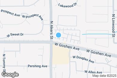 Map image of the property - 1425 N Oliveto Ct
