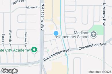 Map image of the property - 2051 North Academy Boulevard