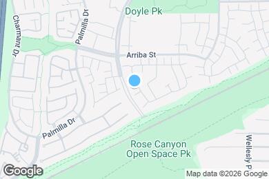 Map image of the property - 3857 Camino Lindo