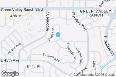 Map image of the property - 19123 E 46th Ave