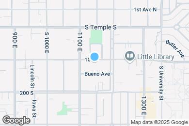 Map image of the property - 1136 E 100 S
