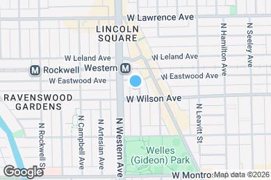 Map image of the property - 4610 N Claremont Ave