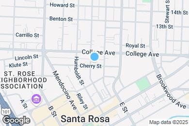 Map image of the property - 807 Cherry St