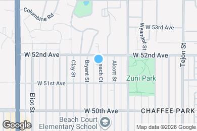 Map image of the property - 5163 Beach Ct