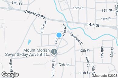 Map image of the property - 1703 Pine St