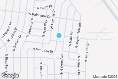Map image of the property - 8009 N Primrose Dr