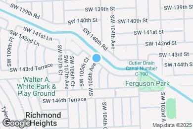 Map image of the property - 14301 SW 105th Ave
