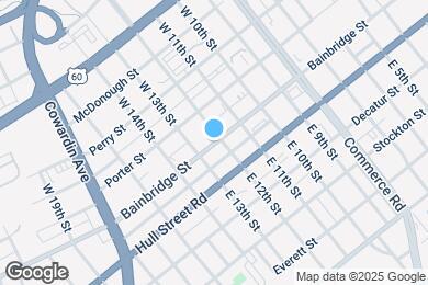 Map image of the property - 1215 Bainbridge St