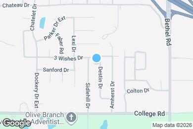 Map image of the property - 4187 Destin Dr