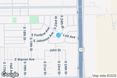 Map image of the property - 1907 Oklahoma St