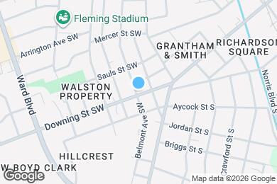 Map image of the property - 1208 Downing St SW