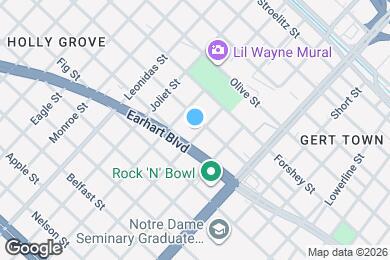 Map image of the property - 3122 Dante St