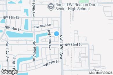 Map image of the property - 10740 NW 83rd St