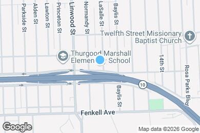 Map image of the property - 15525 LaSalle St