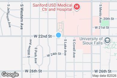 Map image of the property - 1621 W 22nd St