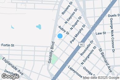 Map image of the property - 2810 Dabadie St