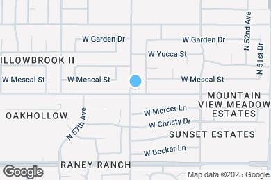 Map image of the property - 11001 N 55th Ave