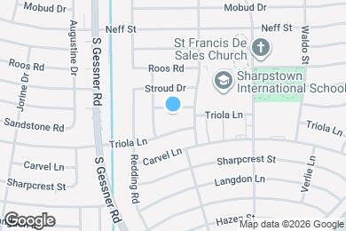 Map image of the property - 8419 Sharpview Dr