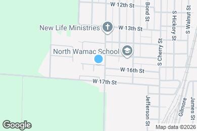 Map image of the property - 1119 S Brookside Ave