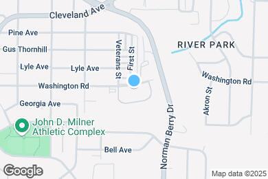 Map image of the property - 1100 Washington Circle