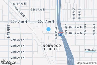 Map image of the property - 2820 23rd St N
