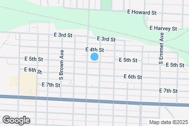 Map image of the property - 1214 E 5th St