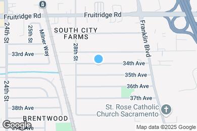 Map image of the property - 2876 34th Ave