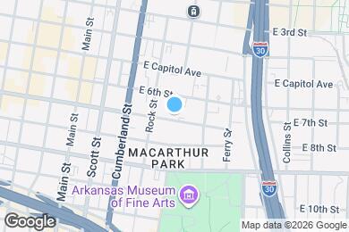 Map image of the property - 503 E 6th St