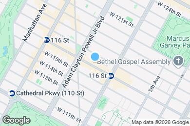 Map image of the property - West 116th Street