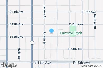 Map image of the property - 1025 E 13th Ave
