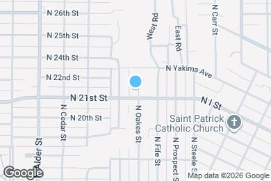 Map image of the property - 2108 N Oakes St