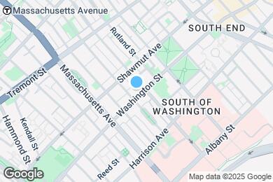 Map image of the property - 1661-1663 Washington St. Unit 206