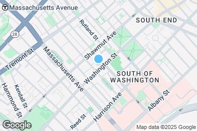 Map image of the property - 1661-1663 Washington St. Unit 303